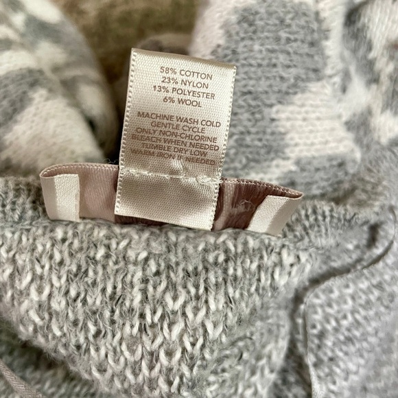 LOFT | Patterned Open Front Cardigan Sweater | SP - Picture 2 of 7